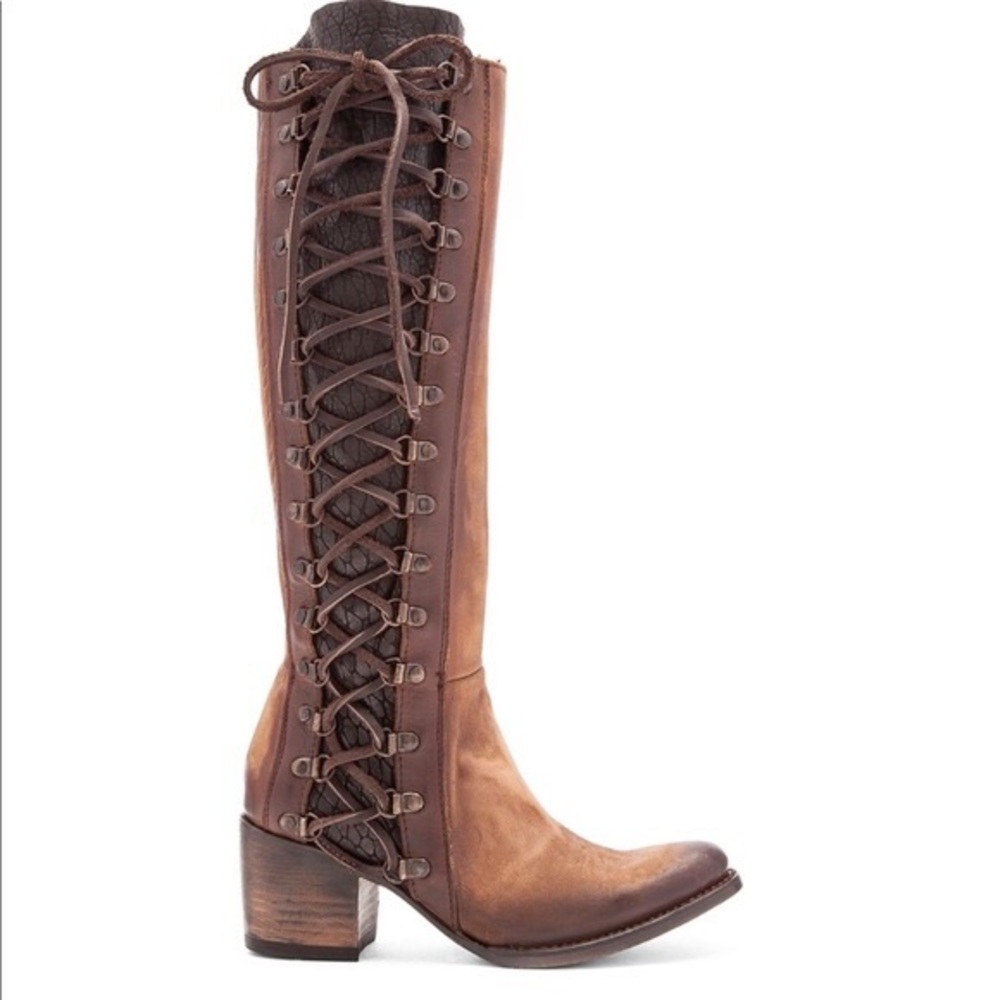 Freebird Wyatt Tall Lace-Up Leather Boot 9